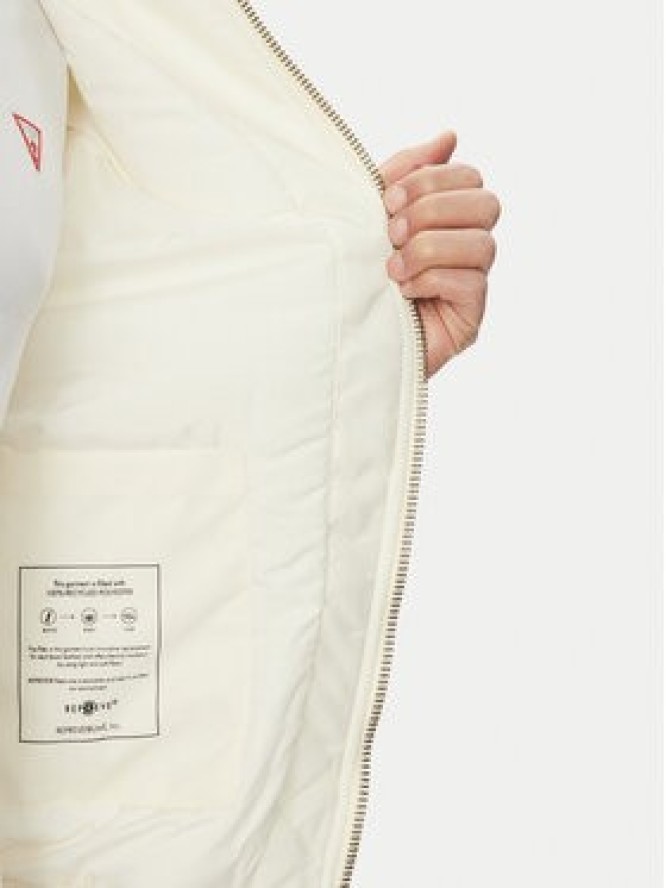 Guess Jeans Kurtka bomber M5RL81 WHAA2 Écru Regular Fit