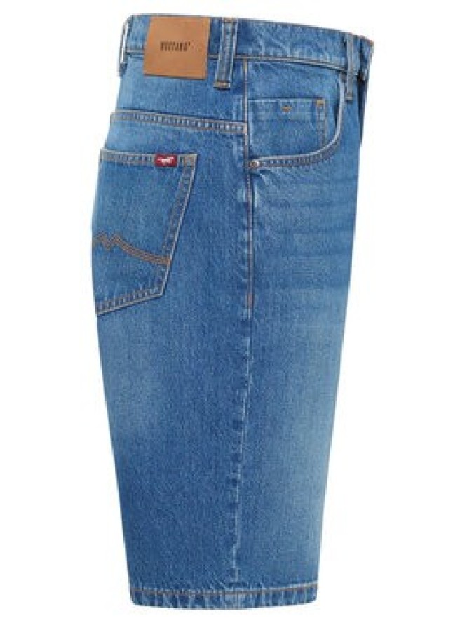 Mustang Szorty jeansowe Jackson 1016457 Niebieski Straight Fit