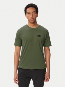 RVCA T-Shirt Icon AVYZT01365 Brązowy Regular Fit