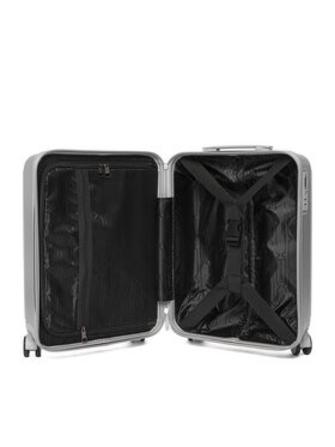 Hunter Walizka kabinowa CEO-HUNTER-S-002-08-SILVER Srebrny