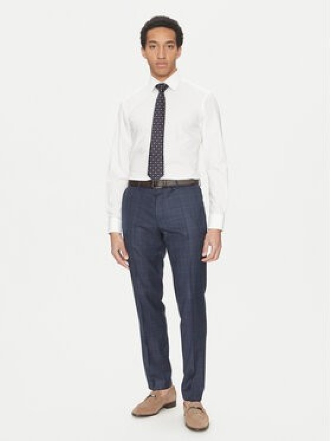 BOSS Koszula Hank 50532804 Biały Slim Fit