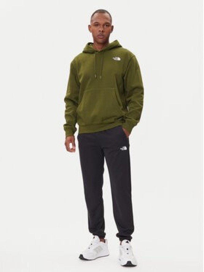 The North Face Bluza Essential NF0A89ES Zielony Regular Fit