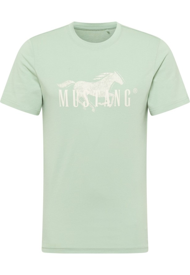 Męski T-Shirt Mustang Style Austin Frosty Green 1016492 6180