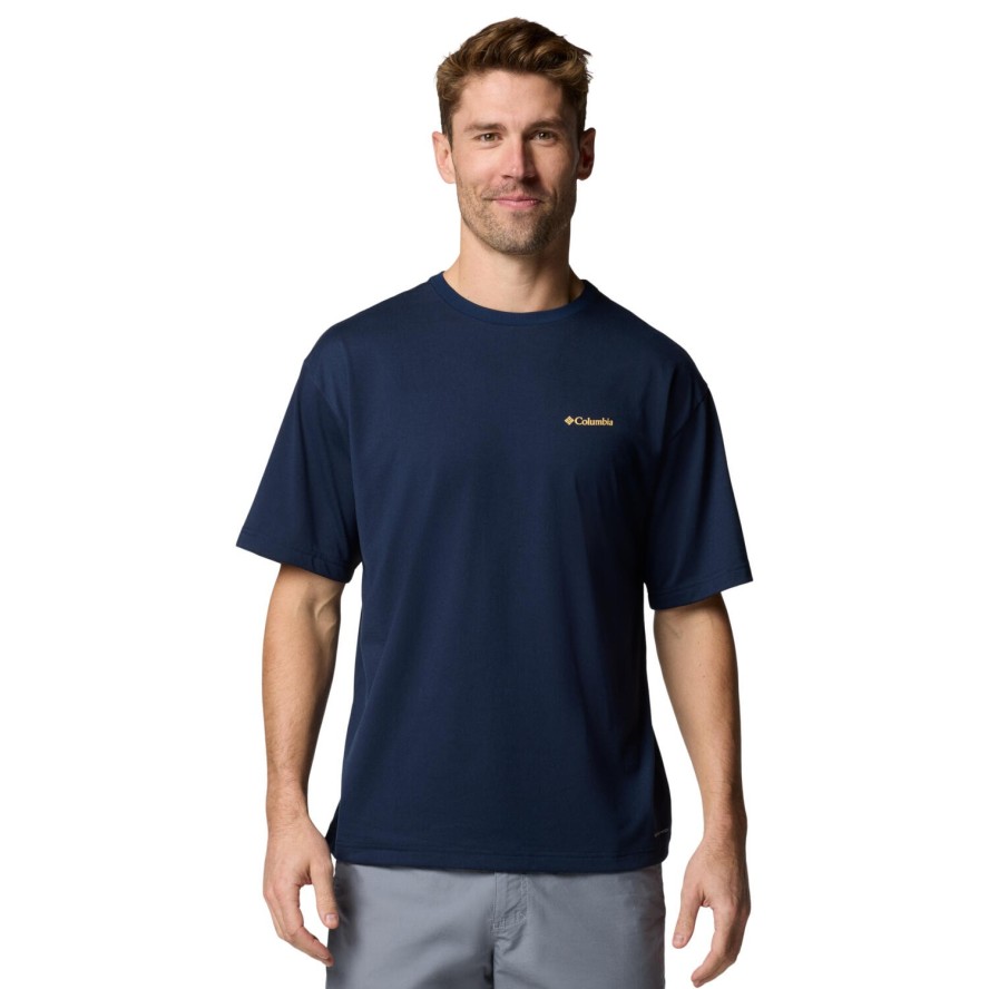 T-shirt sportowy z krótkim rękawem męski Cedar Trail Back Graphic Tee