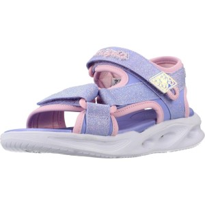 Sandały SKECHERS SOLA GLOW SANDAL Fioletowy