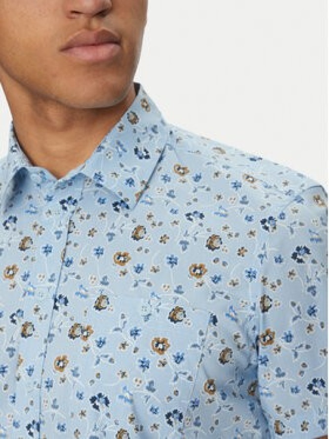 Blend Koszula 20718102 Niebieski Regular Fit