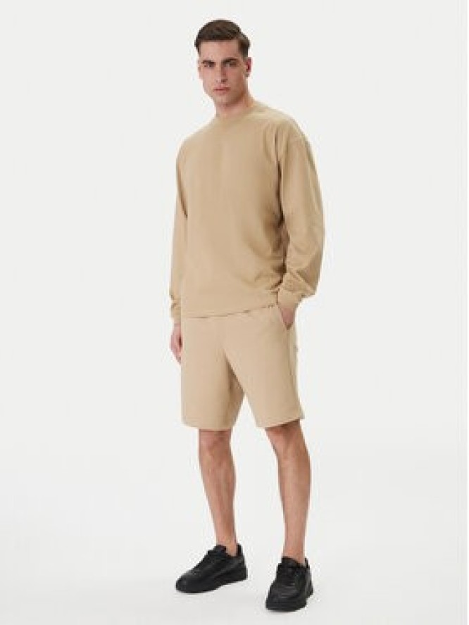 HUGO Bluza Daposo 50511029 Beżowy Relaxed Fit