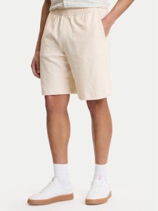 Guess Szorty sportowe M6GD16 K3088 Écru Regular Fit