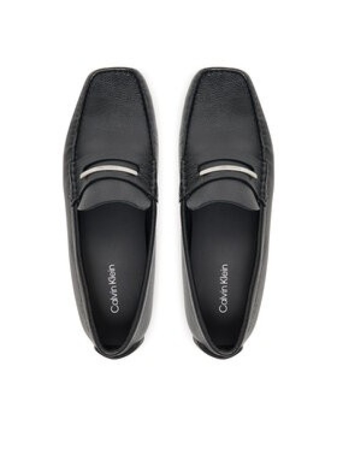 Calvin Klein Mokasyny Driver Hrdw Lth HM0HM01980 Czarny