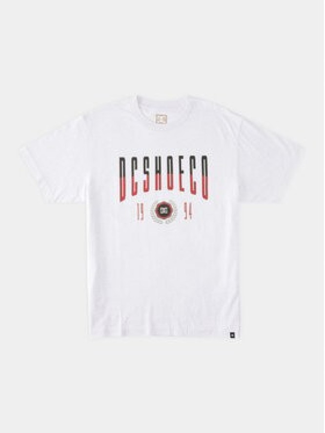 DC Shoes T-Shirt Dropout Tees ADYZT05304 Biały Regular Fit