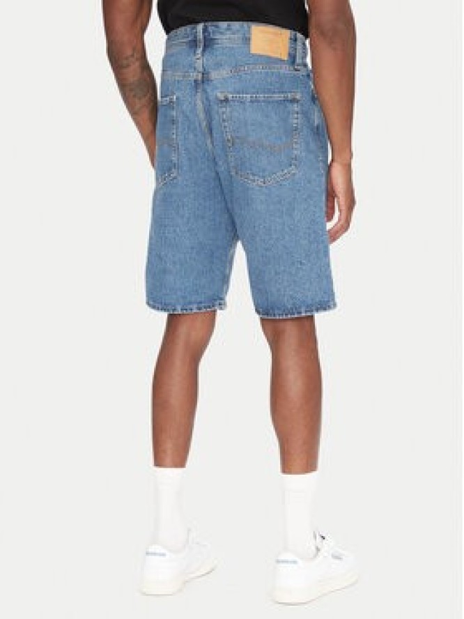 Jack & Jones Szorty jeansowe Alex 12269532 Niebieski Baggy Fit