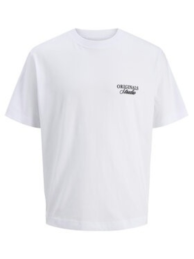 Jack & Jones T-Shirt Norrebro Typo 12282898 Biały Regular Fit