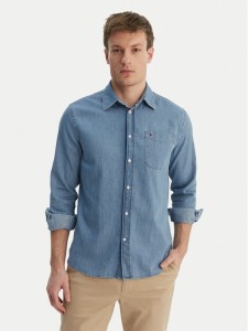 Tommy Hilfiger Koszula jeansowa MW0MW42431 Niebieski Regular Fit