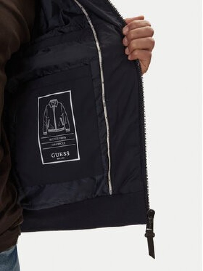 Guess Kurtka przejściowa M6RL0W WL952 Granatowy Regular Fit