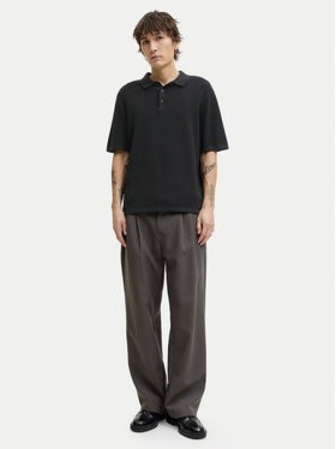 Jack & Jones Sweter George 12268281 Czarny Relaxed Fit