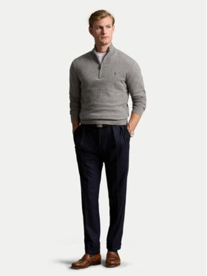 Polo Ralph Lauren Sweter 710876756009 Szary Regular Fit