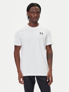 Under Armour T-Shirt Ua Logo Emb 1373997 Biały Relaxed Fit