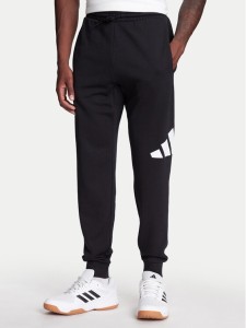 adidas Spodnie dresowe Essentials Big Logo IN6163 Czarny Regular Fit