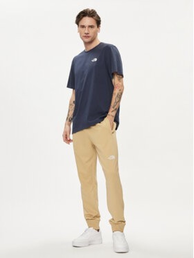 The North Face T-Shirt Simple Dome NF0A87NG Granatowy Regular Fit