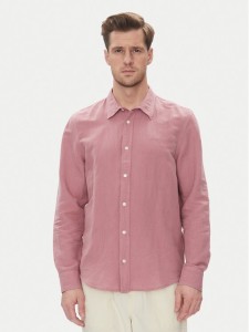 Lee Koszula Patch 112363906 Różowy Regular Fit