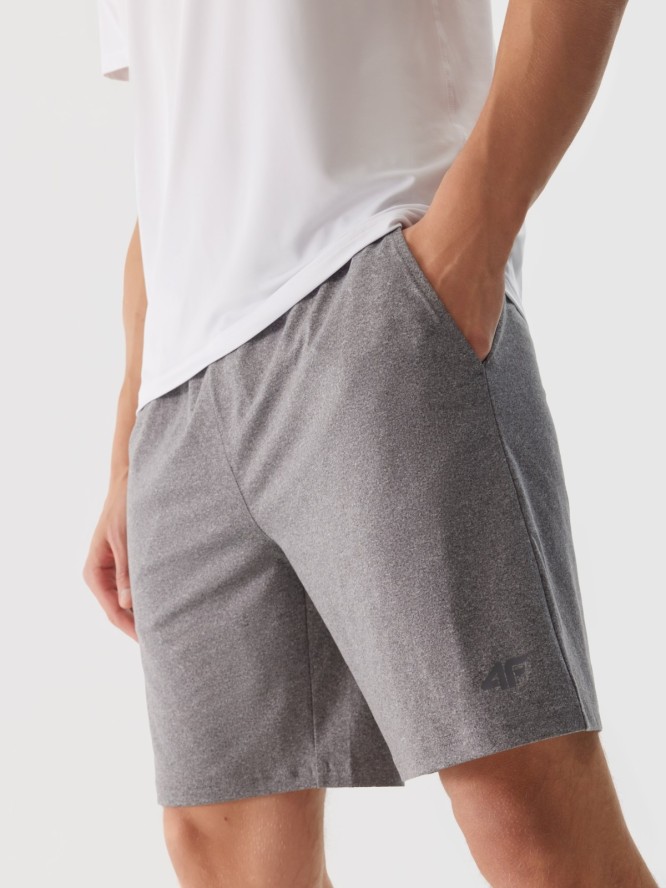 4F Spodenki treningowe szybkoschnące męskie - szare XXL