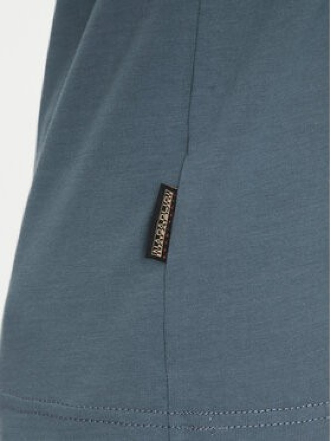 Napapijri T-Shirt Iaato NP0A4HFZ Niebieski Regular Fit