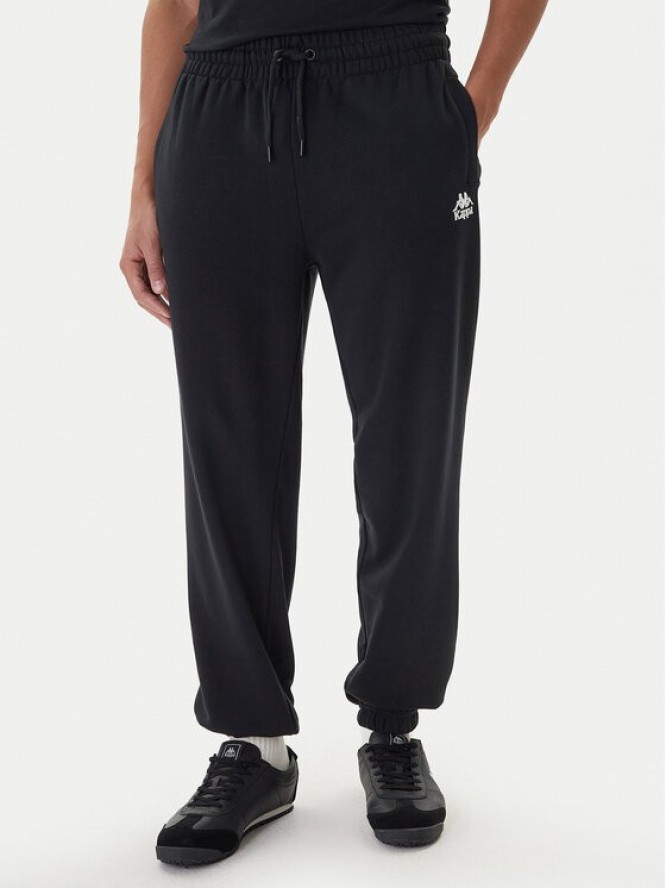 Kappa Spodnie dresowe Gothenburg 331U7EW Czarny Regular Fit