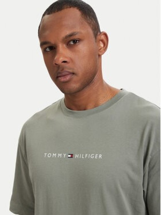 Tommy Hilfiger T-Shirt UM0UM03643 Zielony jasny Regular Fit