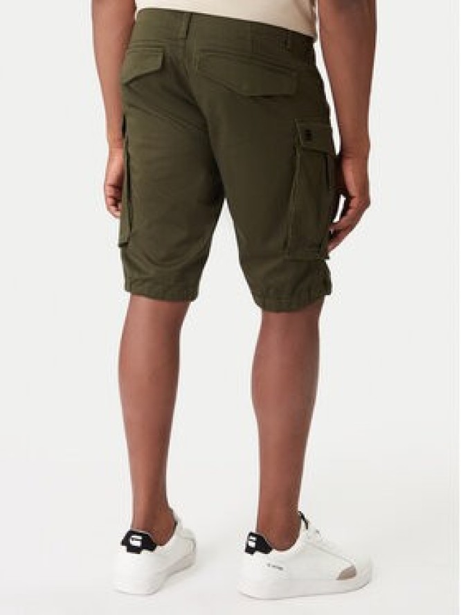 G-Star Raw Szorty materiałowe Rovic Zip D26214-5126 6059 Khaki Relaxed Fit