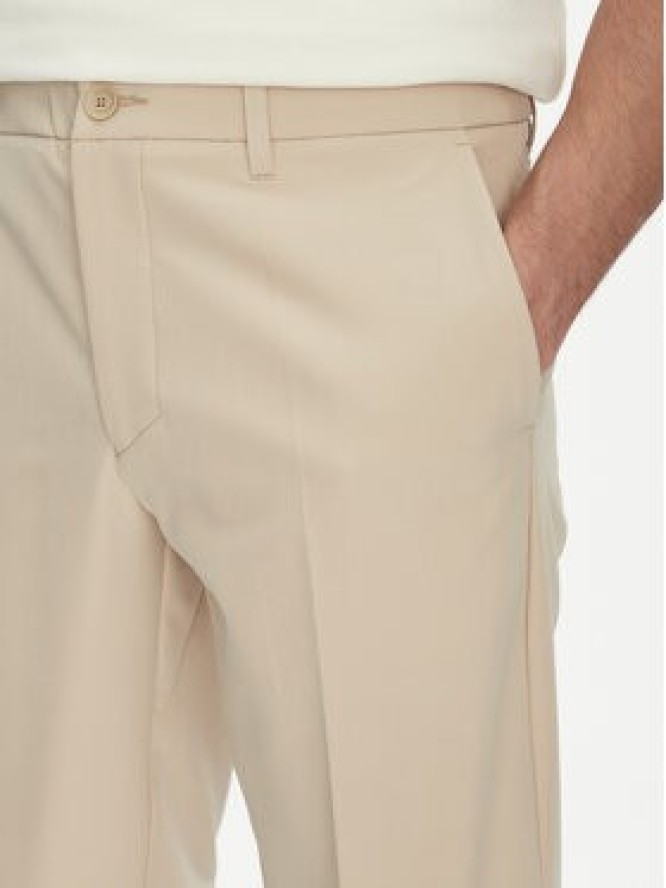 BOSS Szorty materiałowe S_Commuter_10.5 inch 50540337 Beżowy Slim Fit