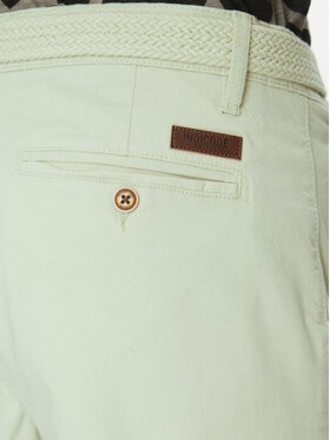 INDICODE Szorty materiałowe Inconor 70-060 Zielony Regular Fit