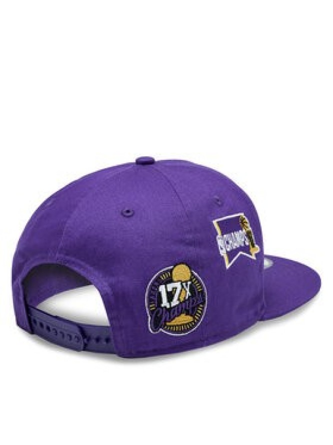 New Era Czapka z daszkiem Champions Patch 950 Lakers 60364222 Fioletowy