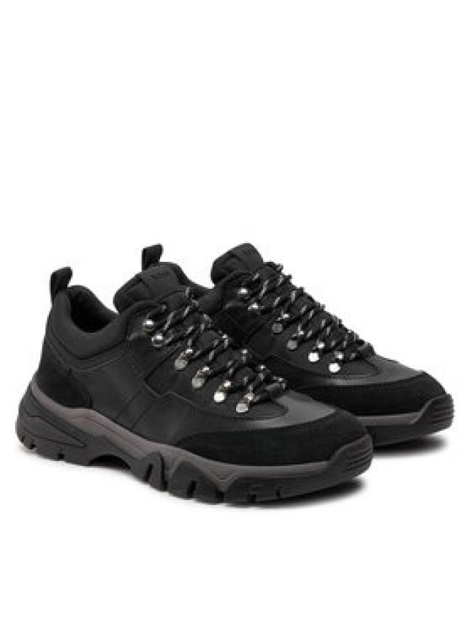 Boss Sneakersy Chester Runn Soltny 50523894 Czarny