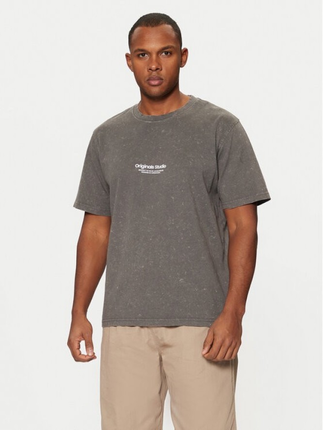 Jack & Jones T-Shirt Vesterbro 12256715 Szary Relaxed Fit