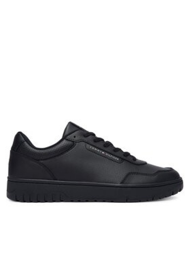 Tommy Hilfiger Sneakersy Th Basket Core Leather FM0FM05927 Czarny