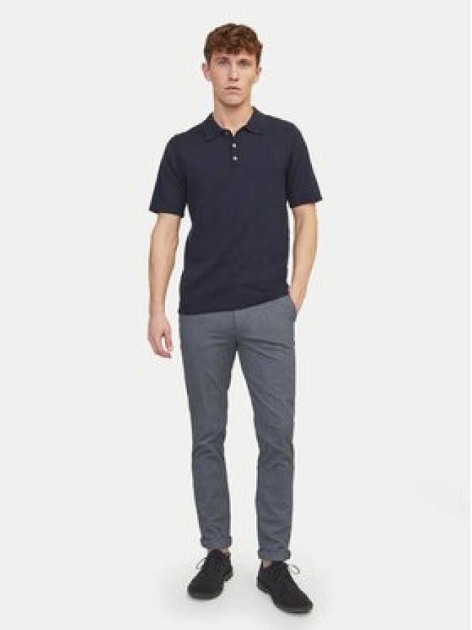 Jack & Jones Chinosy Marco 12206199 Niebieski Slim Fit