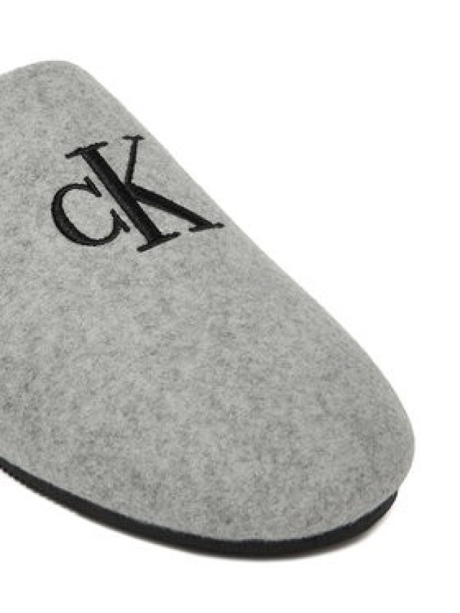 Calvin Klein Kapcie Home Slipper Mule HM0HM01931 Szary