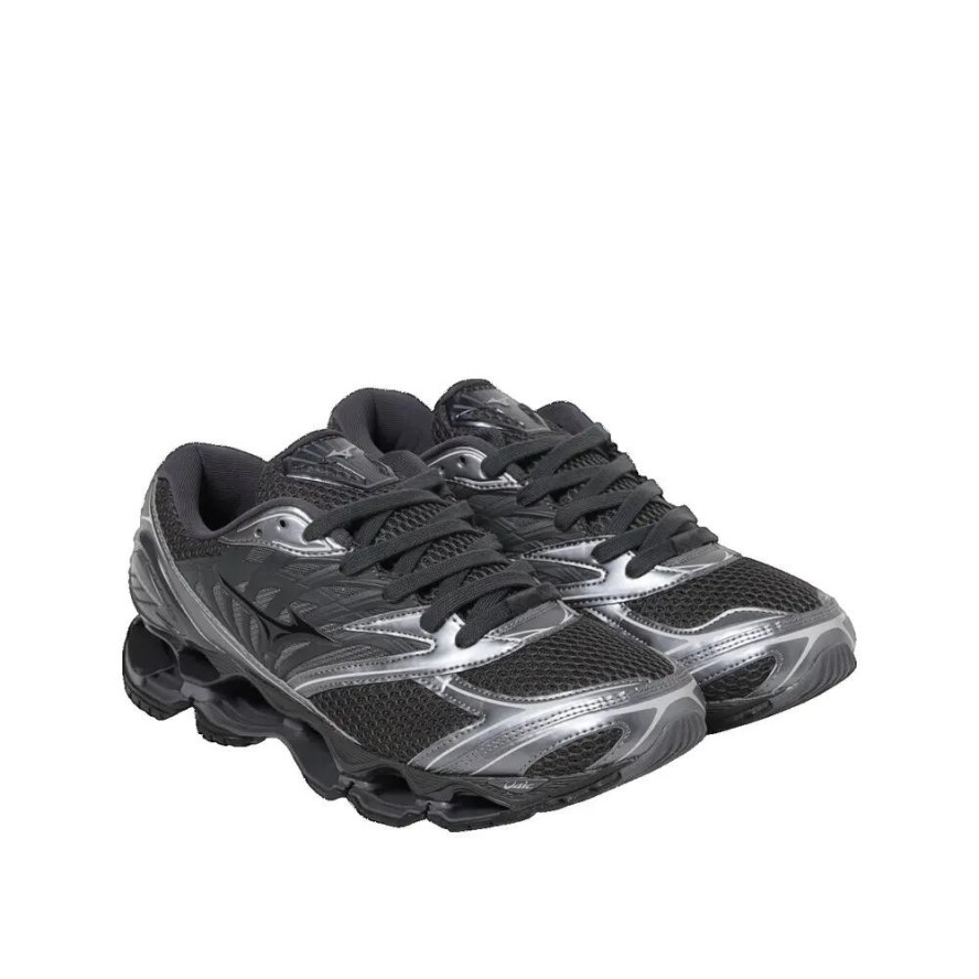 Buty Mizuno Wave Prophecy LS Czarny Beżowy/Srebrny Metaliczny