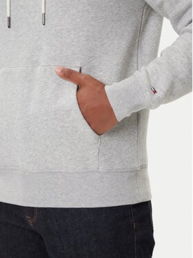 Tommy Hilfiger Bluza Core Logo MW0MW10752 Szary Regular Fit
