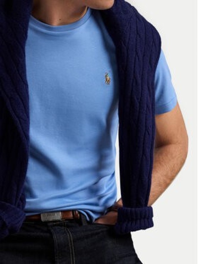 Polo Ralph Lauren T-Shirt 710740727086 Niebieski Slim Fit