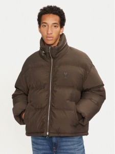 AMI Paris Kurtka zimowa HJK403.PA0009 Brązowy Regular Fit