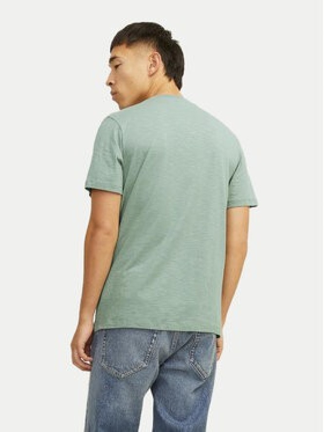 Jack & Jones T-Shirt Jprblunixs 12257965 Zielony Slim Fit