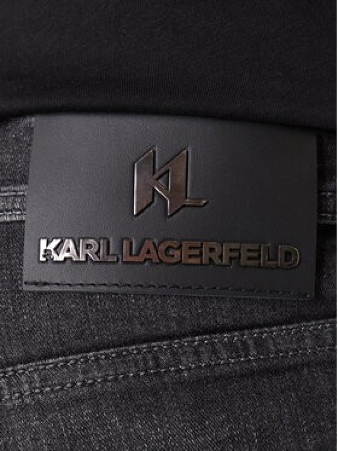 KARL LAGERFELD Jeansy 265501 500843 Czarny Slim Fit