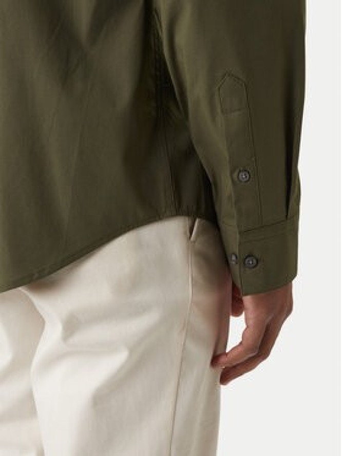 Calvin Klein Koszula LV04LB148G Khaki Slim Fit