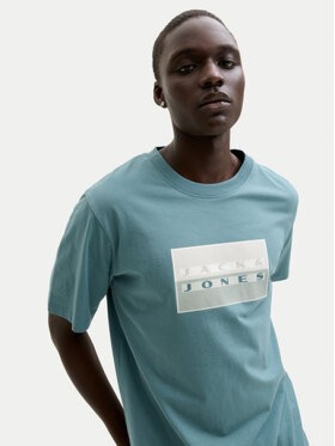 Jack & Jones T-Shirt Fusion 12289863 Zielony Regular Fit