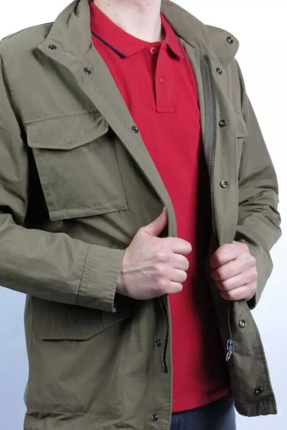 LEE FIELD JACKET MĘSKA KURTKA PRZEJŚCIOWA UTILITY GREEN L88RCYNG 112123772