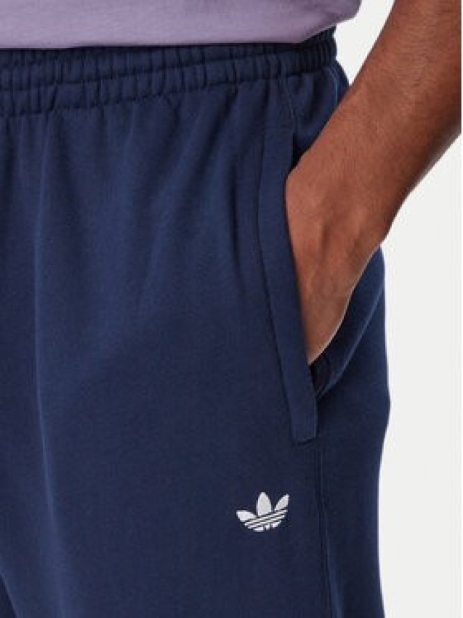 adidas Spodnie dresowe Trefoil Essentials French Terry KT2455 Granatowy Regular Fit