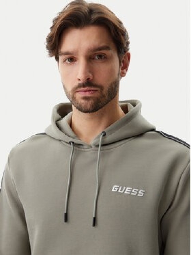 Guess Bluza Z4RQ21 KB3P2 Zielony Regular Fit