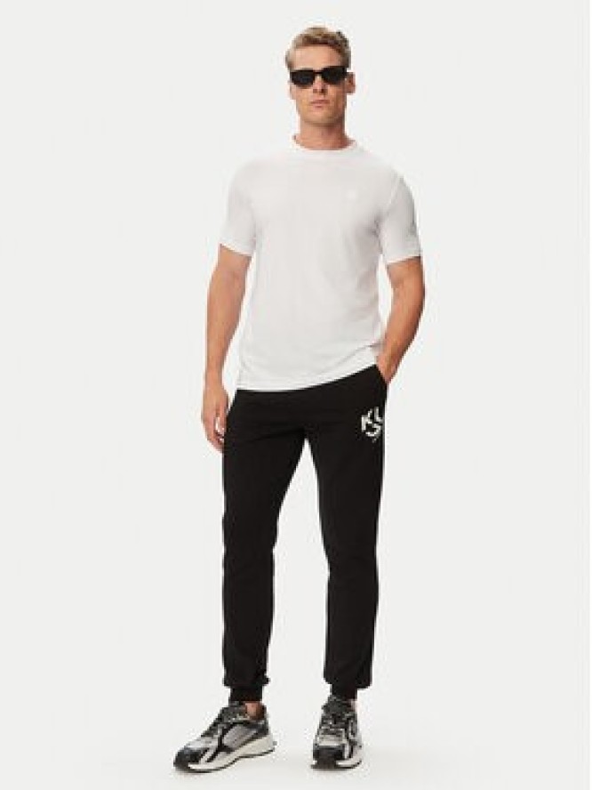 Karl Lagerfeld Jeans Spodnie dresowe B3M10013 Czarny Slim Fit