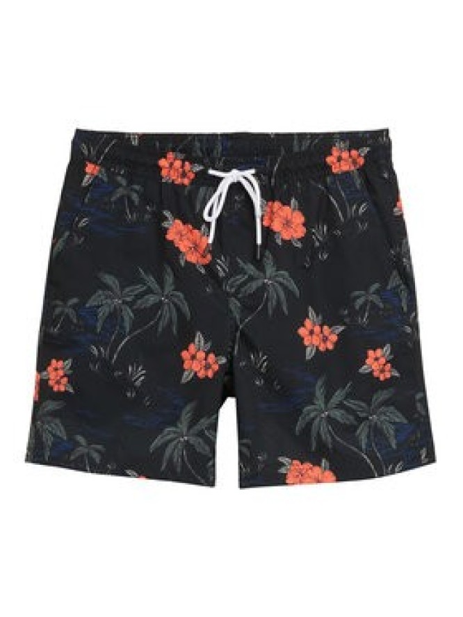 Tom Tailor Denim Szorty kąpielowe 1044696 Czarny Regular Fit